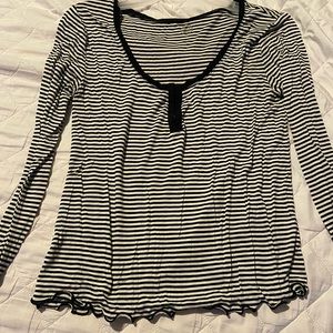 Stripped Button Down Shirt